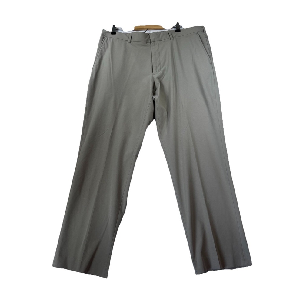 Walter Hagen Men's 38x30 11 Majors Khaki Tan Golf Pants‎ Straight Fit Flat Front